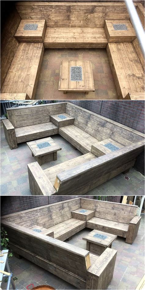 Easy Recycling Ideas To Build With Wooden Pallets Wood Pallet Furniture