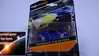 Maisto Design Exotics Porsche Spyder Vs Hot Wheels