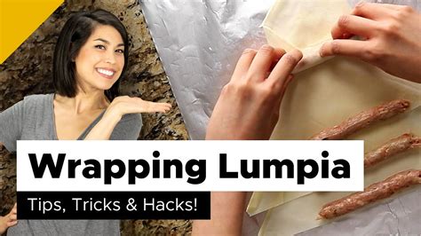 wrapping lumpia how to wrap lumpia tips and tricks youtube