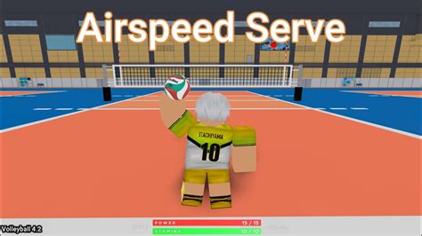 Airspeed Serve Roblox Volleyball 4 2 How To Youtube