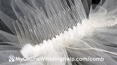 How To Make A Wedding Veil With Comb 5 Steps Diy Wedding Veil