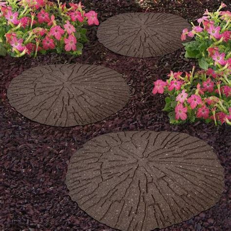 Home Depot Rubber Stepping Stone In 2021 Natural Garden Paths
