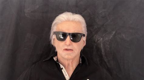 Silicone Mask Copy Of The Actor Michael Douglas Youtube