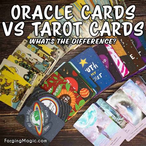 Oracle Cards Vs Tarot Cards Whats The Difference