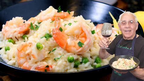 For the beginner the simple recipes are the best. Shrimp Risotto Recipe - YouTube