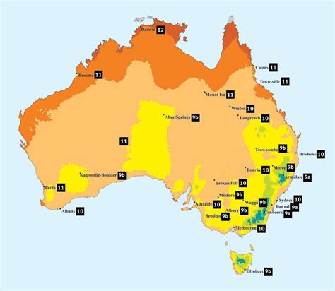 Australian Hardiness Zone Maps Weather Climate Palmtalk