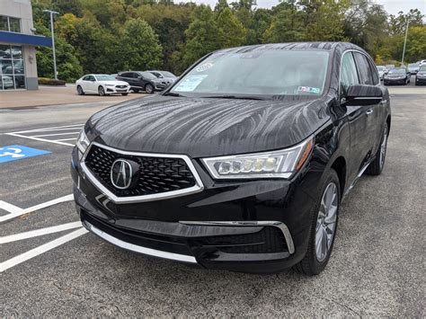 Pre Owned 2018 Acura Mdx Wtechnology Pkg In Crystal Black Pearl