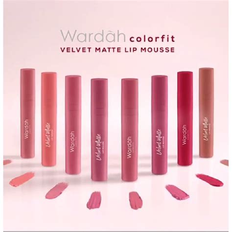 Easy to set & matte finish, instant matte set with high coverage intense colour. Wardah Colorfit Velvet Matte Lip Mousse | elevenia