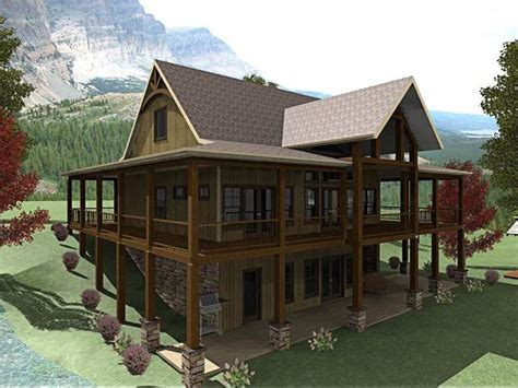 Enjoyed charleston style house plans side porch. 3 Bedroom Open Floor Plan with Wraparound Porch and ...