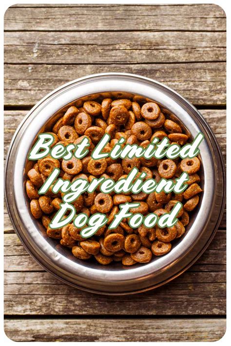 Limited ingredient senior dog food: Best Limited Ingredient Dog Food