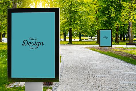 Animated outdoor advertising mockups10 psd files of static mockups. Free Outdoor Advertising City Lights Mockup | Mockup World HQ