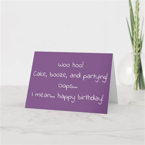 Adult Birthday Wishes And Pretty Darn Funny Card Zazzle