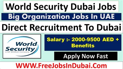 World Security Careers Jobs Vacancies Available