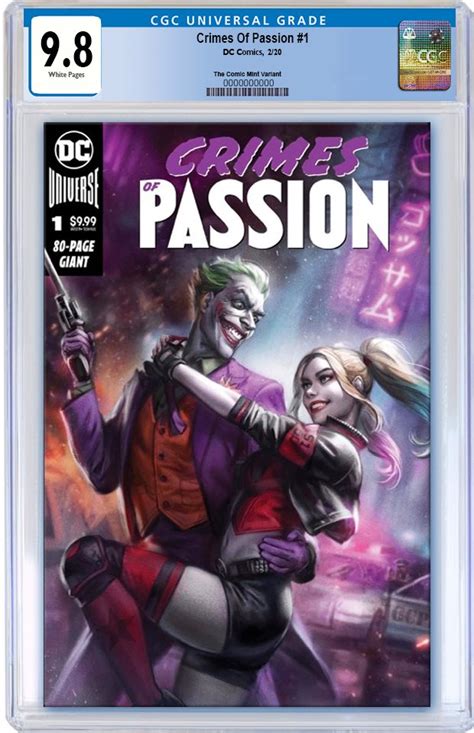 Crimes Of Passion 1 Ian Macdonald Harley And Joker Variant Limited To 2 Sad Lemon Comics