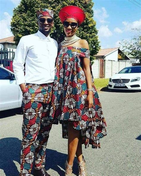 Traditional Attire For Couples Wedding Dress African Couple Fashion