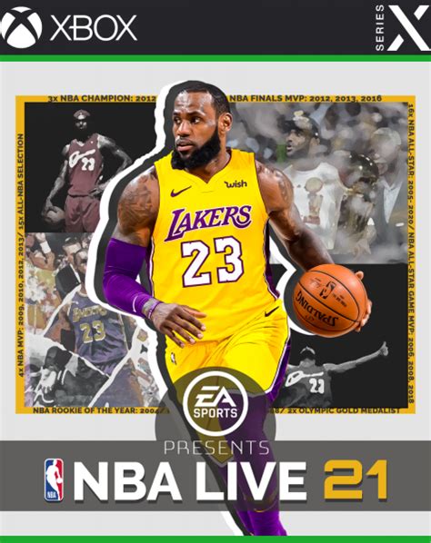 Watch nba on mobile or desktop! NBA LIVE 21 Xbox One Box Art Cover by TimeTravelMonkey