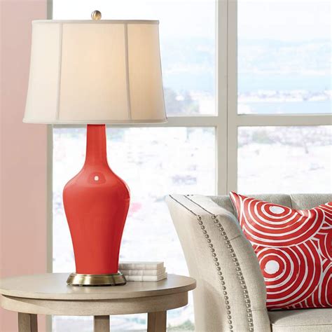 Cherry Tomato Anya Table Lamp 17c82 Lamps Plus