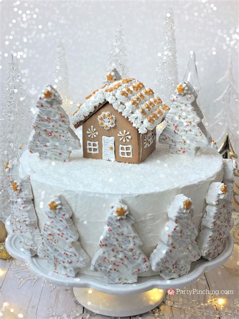 2 modern & beautiful christmas cake ideas without fondant | christmas cake birthday cake decorating تزيين كيك عيد الميلاد بطريقة جد رائعة كالمحترفين الجزء الثالث. Winter Wonderland holiday spice cake for Christmas ...