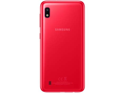 Smartphone Samsung Galaxy A10 32gb Vermelho 4g 2gb Ram 62 Câm 13mp