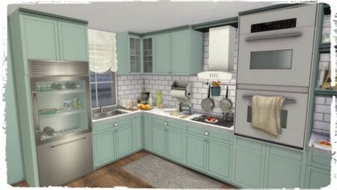 Dinha Gamer Kitchen With Laundry Sims 4 Downloads