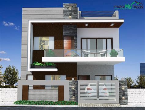 House Plan Drawing 26 By 50 House Plan Front Elevation By Make My