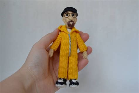 Breaking Bad Walter White Inspired Crochet Doll Heisenberg Etsy