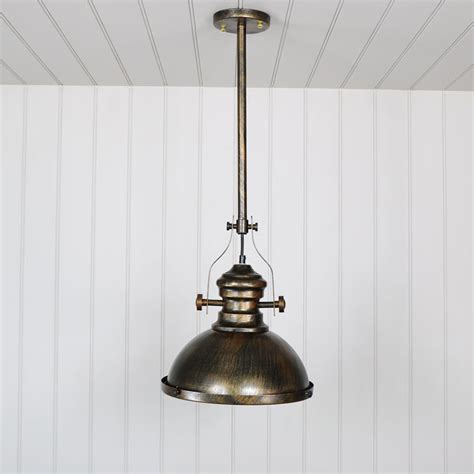 See more ideas about industrial light fittings, light fittings, industrial lighting. Industrial Gold Ceiling Pendant Light Fitting