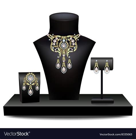 Collection Jewelry Royalty Free Vector Image Vectorstock