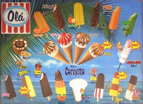 Olá Ice Cream Memórias De Infância Cartazes Retro Gelo