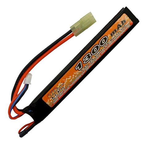 Balancing issues usually concerns the 11.1v (3 cell) lipo because when the battery is discharged, there is a chance that there might be a cause of imbalance in voltage levels. 7.4V 1300mAh LiPo Airsoft Mini Battery | Gorilla Surplus