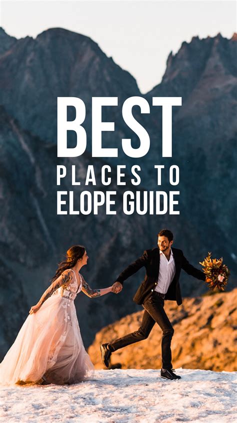 a guide for the best places to elope elopement destinations and inspiration we