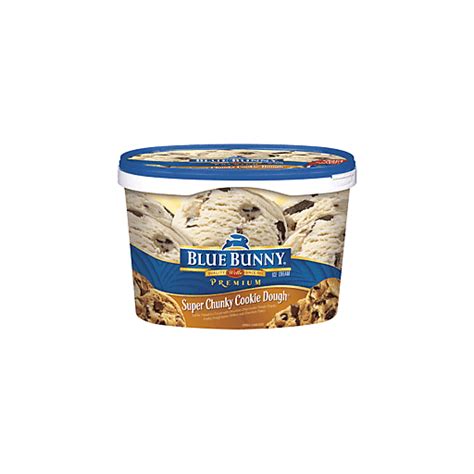 Blue Bunny Ice Cream Premium Super Chunky Cookie Dough Ice Cream