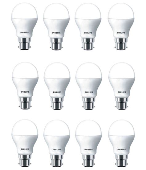 Our philips marcasite led downlight is a with philips mycare led bulb, our eyecomfort technology provides the comfort your eyes need throughout the. Philips 7W LED Bulb Cool Day Light - Pack of 12: Buy ...