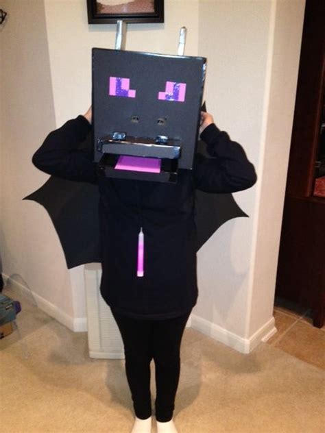 Ready For Trick Or Treating My Daughter Wanted To Be An Ender Dragon