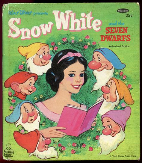 Vtg 1957 Walt Disneys Snow White And The Seven Dwarfs Whitman Tell A