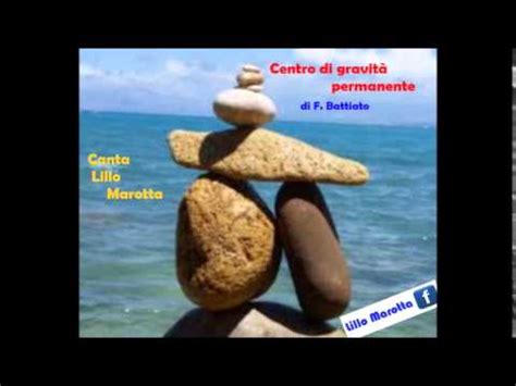 Di cosa parla questa canzone? Centro di gravita permanente - YouTube