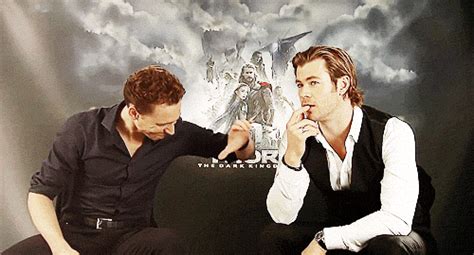 When They Basically Held Hands During An Interview Chris Hemsworth