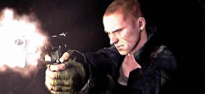 Resident Evil Gifs Shooting Wesker Shirtless Gun