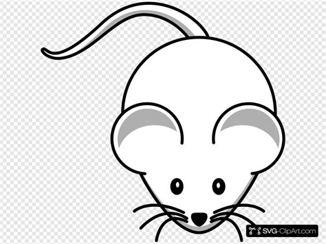 Simple Cartoon Mouse Svg Vector Simple Cartoon Mouse Clip