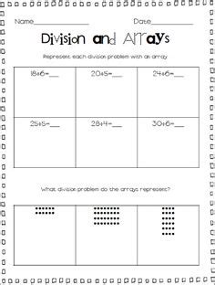 These multiplication worksheets are a great resource for children in kindergarten, 1st grade, 2nd grade, 3rd grade, 4th grade, and 5th grade. Array Area Model Multiplication Worksheets - multiply and conquerfree printable multiplication ...