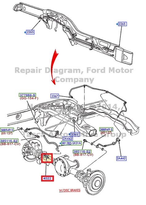 Ford Ranger Rear Axle Diagram