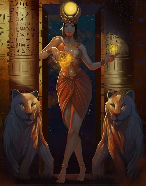 Artstation Hathor Raul Maldonado Greek Goddess Art Egypt Concept