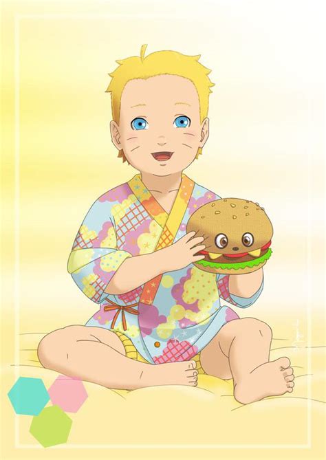 Baby Boruto With His Favorite Food 🍔 Rboruto