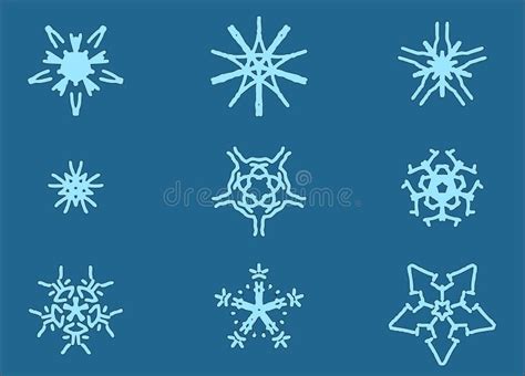 Identical Snowflakes Stock Illustrations 37 Identical Snowflakes