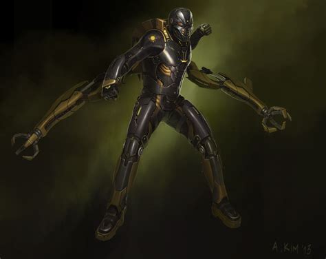 Artstation Yellow Jacket Concept For Ant Man Andrew Kim Marvel