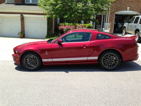 Ruby Red 2014 Ford Mustang Shelby Gt 500 Coupe
