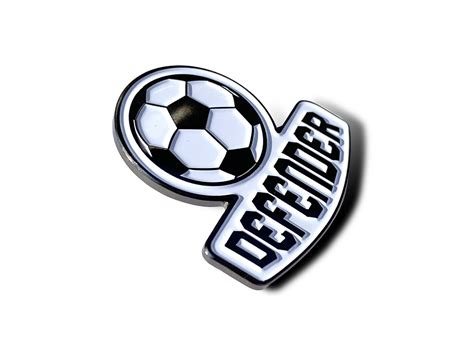 Soccer Ball Pin Futball Fans Recognition Reward Enamel Lapel Pin 3cm