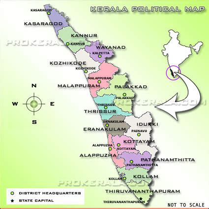 Kerala has emerged as one of the most popular tourist places in india. Kerala's All Best Tourist Places: kerala distance map, destination map,political map