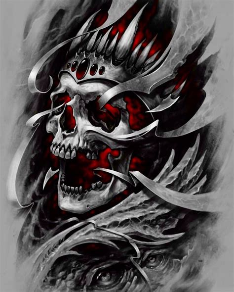 Pin By Derald Hallem On Skull Art Skull Tattoo Design Skull Art