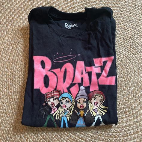 Bratz Womens Navy T Shirt Depop